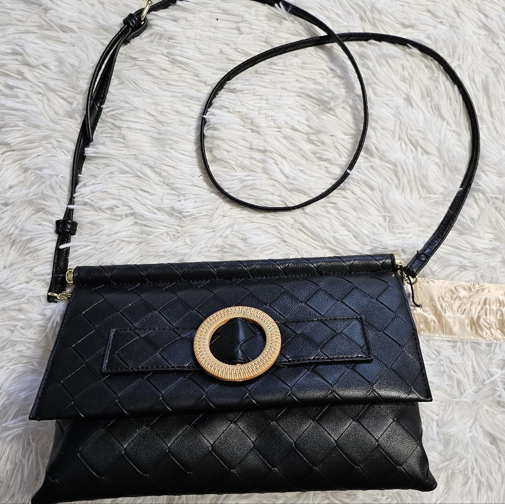 Steve Madden black crossbody purse